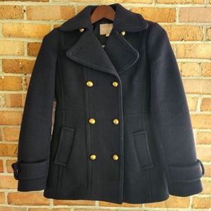 Banana Republic Navy Blue Peacoat
